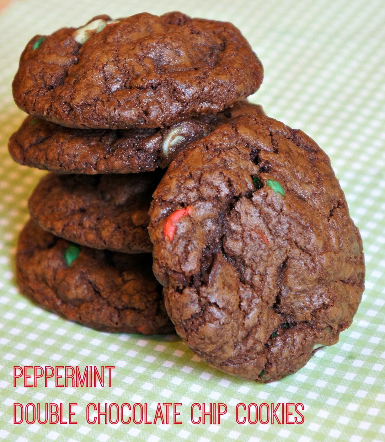 Peppermint Chocolate Chip Cookies Recipe The Rebel Chick