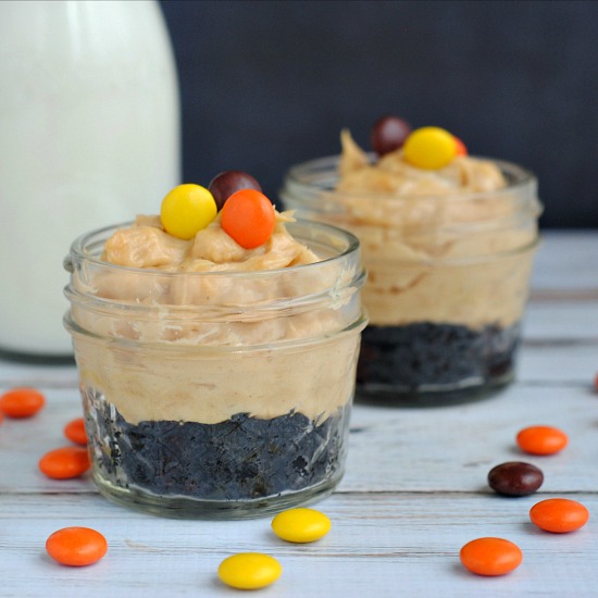 Mini Peanut Butter Cheesecakes in Jars Recipe The Rebel Chick