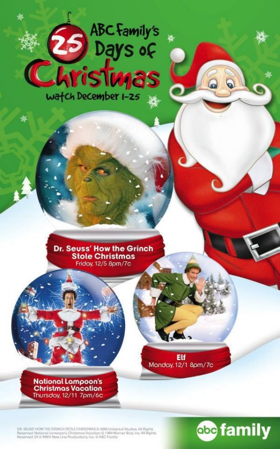 ABC Family's 25 Days of Christmas Holiday Program Schedule The Rebel