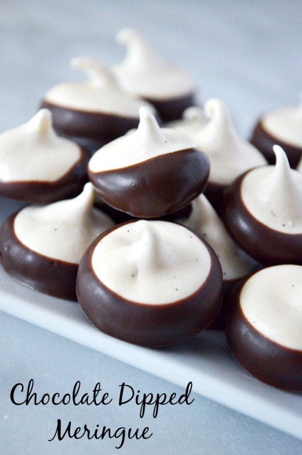 Chocolate Dipped Meringue Recipe for Christmas