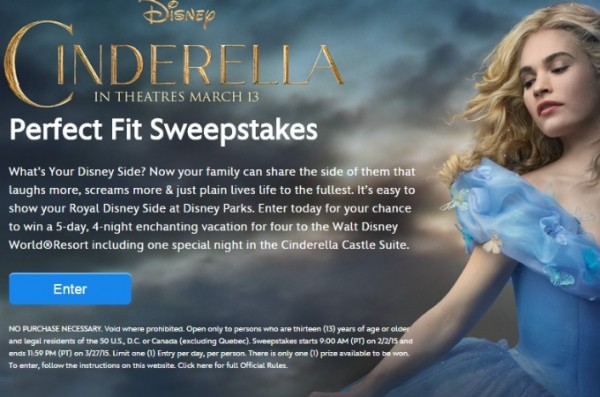 Cinderella Sweepstakesfi