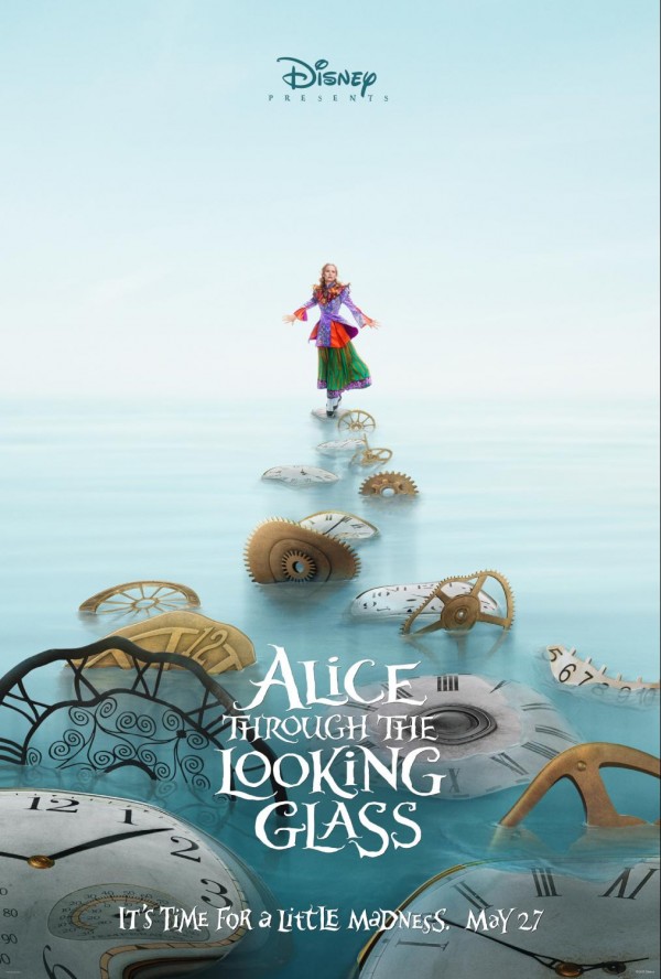 Alice Through The Looking Glass movie poster and trailer