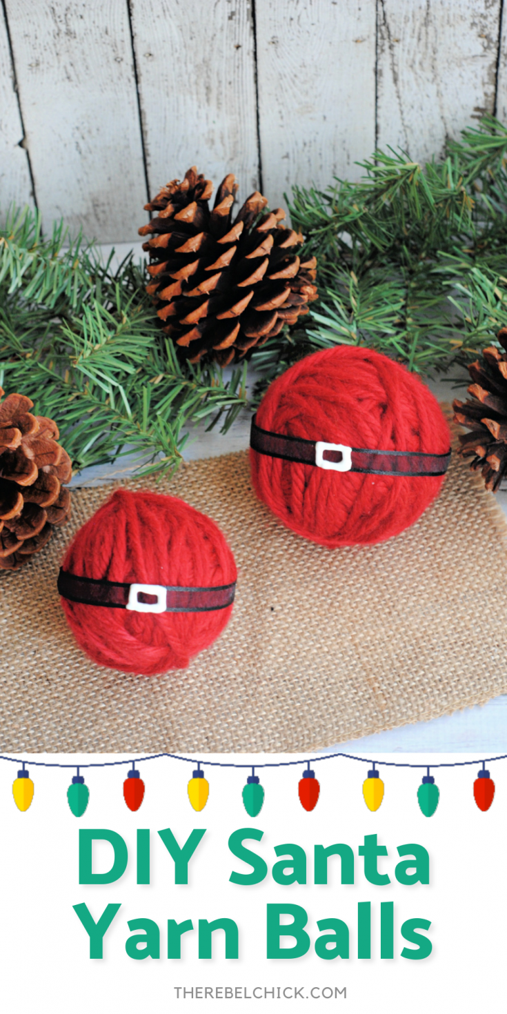 Diy Santa Yarn Balls