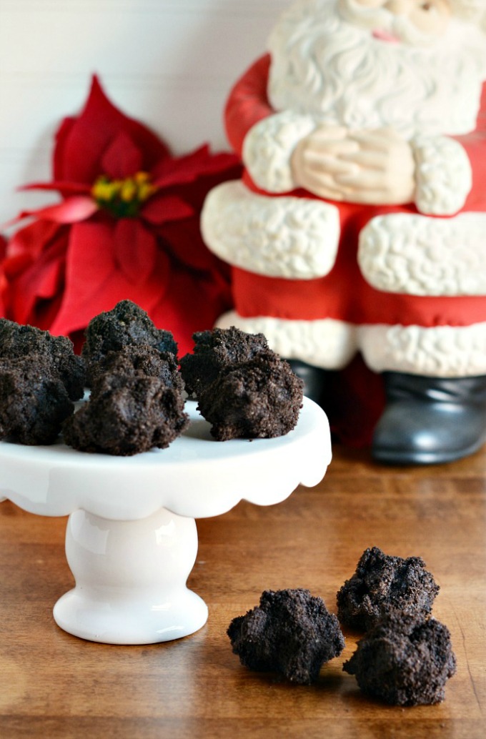 Santa's Lumps of Coal Christmas Dessert Recipe