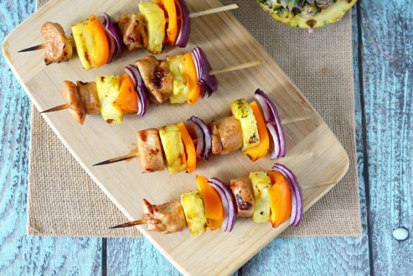 Hawaiian Chicken Kabobs Recipe