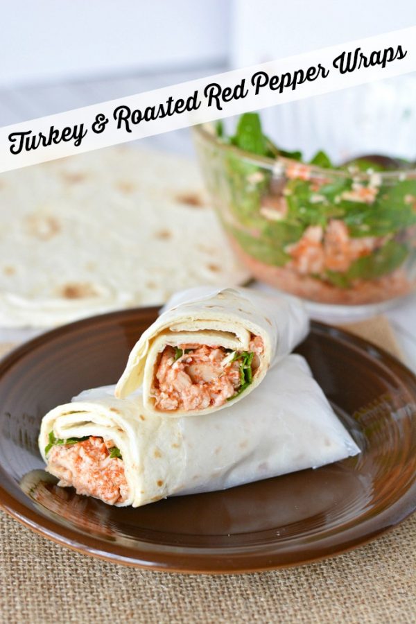 Turkey & Roasted Red Pepper Wraps Recipe