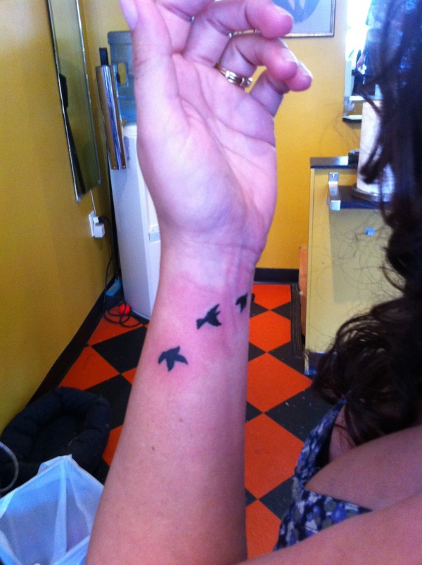 The Rebel Chick blackbird tattoo
