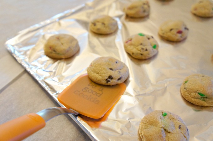 M&MS Christmas Cookies