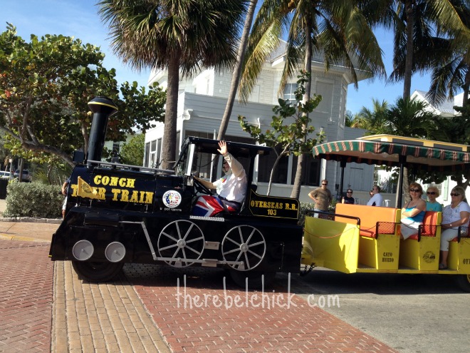 conch tour train, Florida Keys
