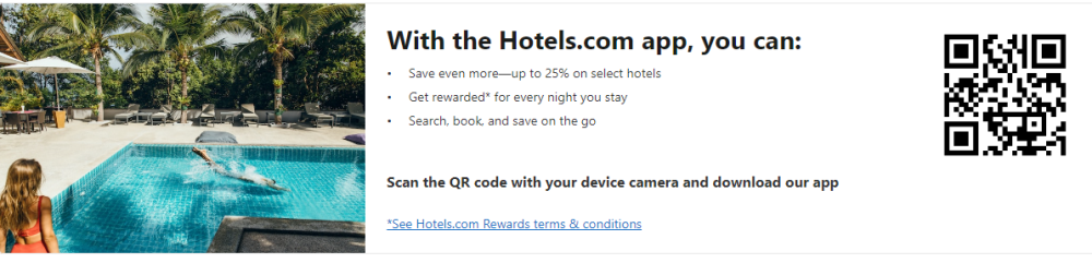 Hotels.com is a great way to book hotels