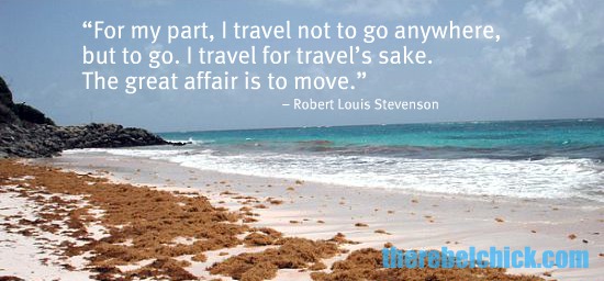robert louis stevenson quote about travel