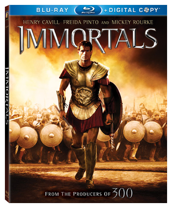 Immortals movie on Blu-ray