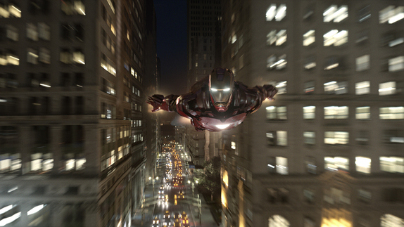 Iron Man can fly