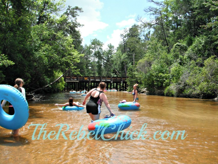 Tubing on ColdWater Creek with Adventures Unlimited