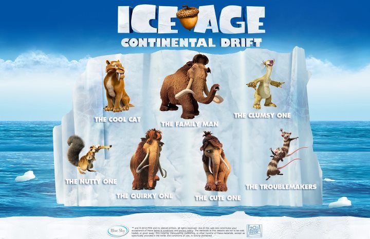 ice age continental drift trailer movie poster