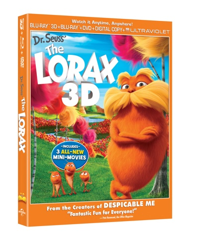 Dr Seuss The Lorax blu-ray dvd combo