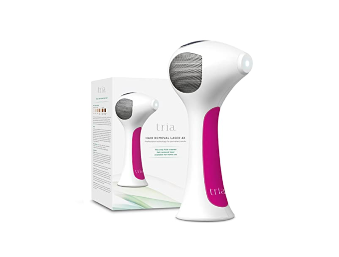 White and Pink Tria Laser for hair removal at home