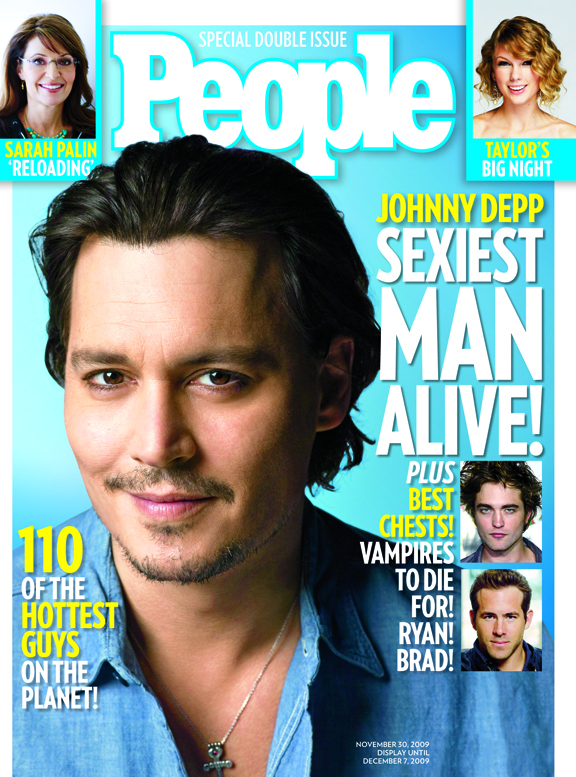 PEOPLE Magazine's Annual Sexiest Man Alive johnny depp