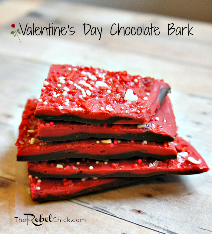 Valentines Day Chocolate Bark Recipe