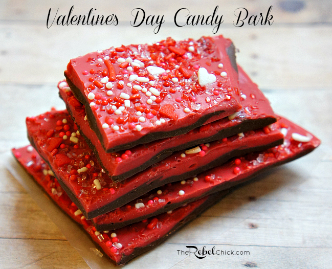 Valentines Day Chocolate Bark Recipe