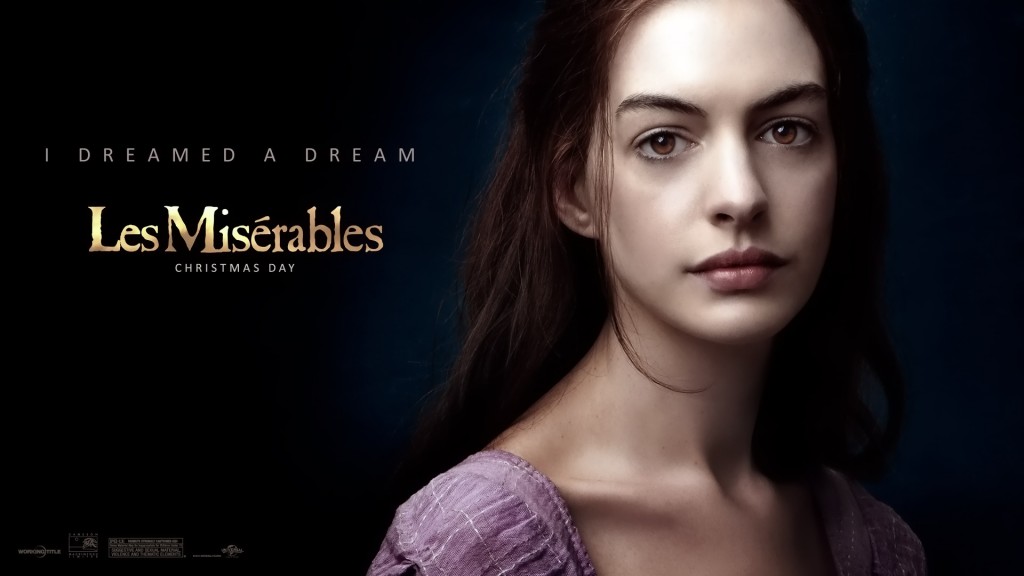 anne hathaway in les mis