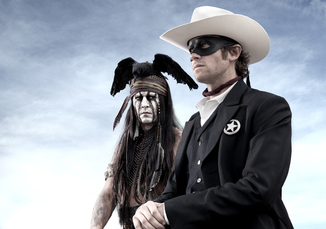 johnny depp as tonto in the lone ranger movie - The Rebel Chick