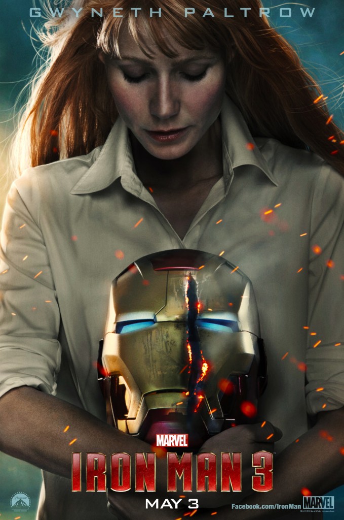 iron man 3 movie poster Gweneth Paltro