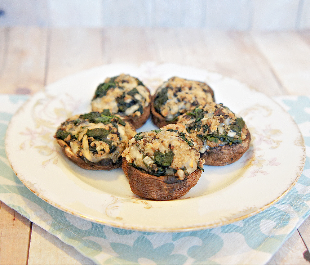 Spinach Stuffed Mushrooms Recipe