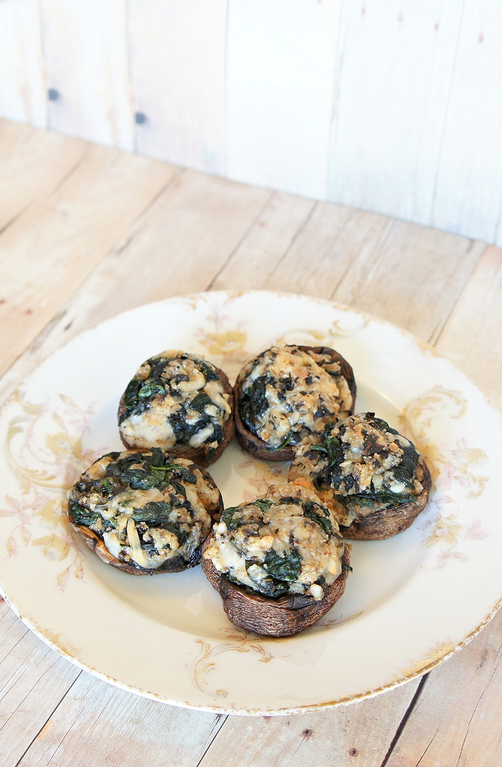 Spinach Stuffed Mushrooms Recipe