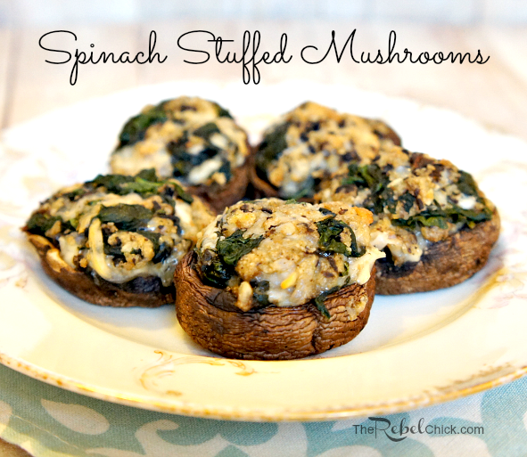 spinach stuffed mushrooms