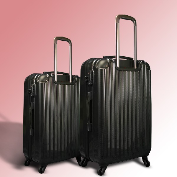 20 and 24 inches suitcases (with red)