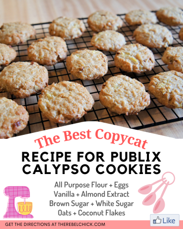 The Best Copycat Recipe for Publix Calypso Cookies
