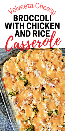 Velveeta Cheesy Broccoli Chicken Casserole With Rice