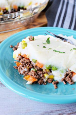 Easy Shepard's Pie recipe with ground beef