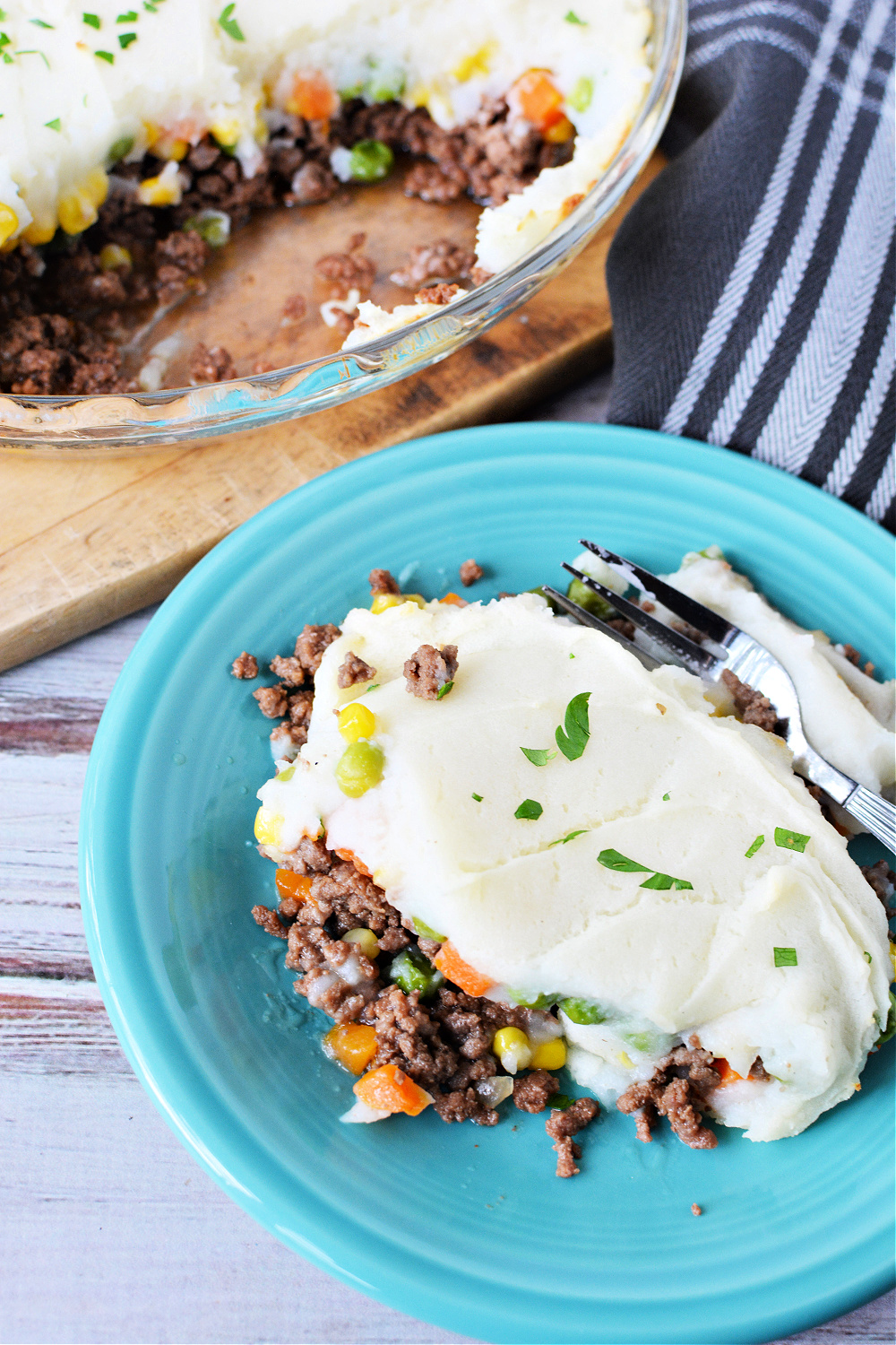 Easy Shepard's Pie recipe with ground beef