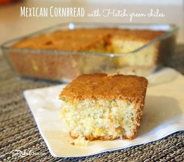mexican cornbread with hatch green chiles