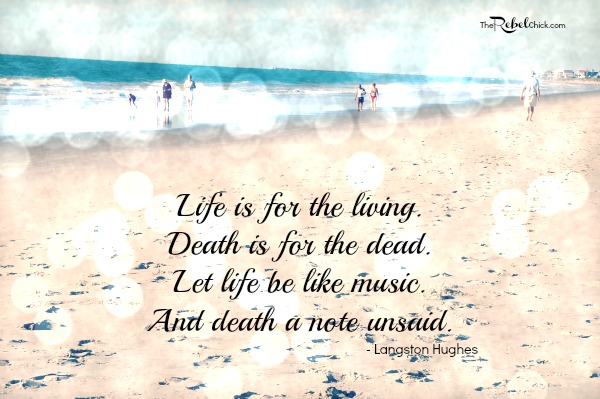 langston hughes quote about death