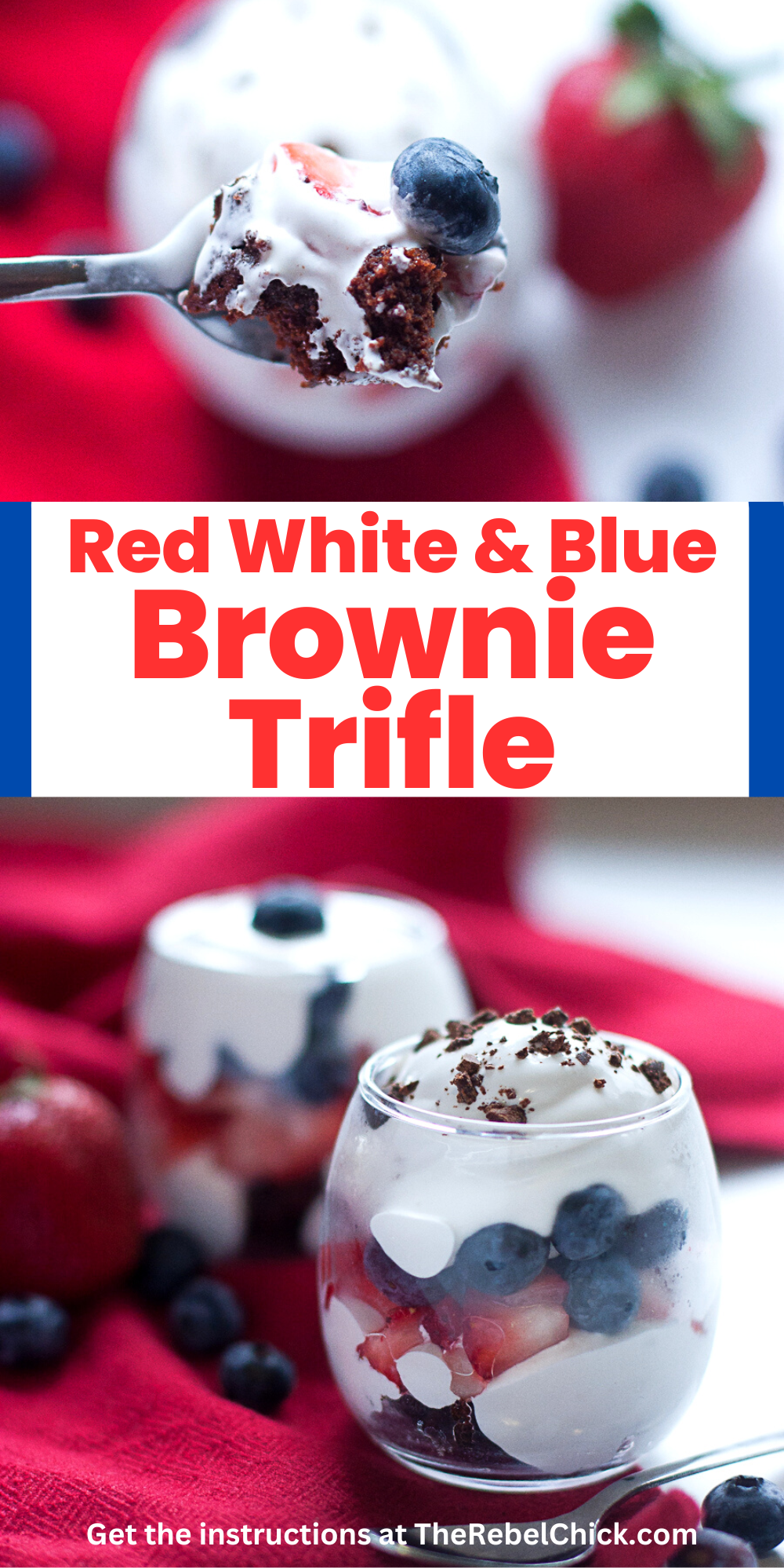 Berry Brownie Trifle