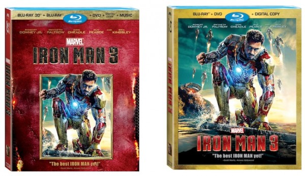 marvel's iron man 3 blu-ray 3D combo pack