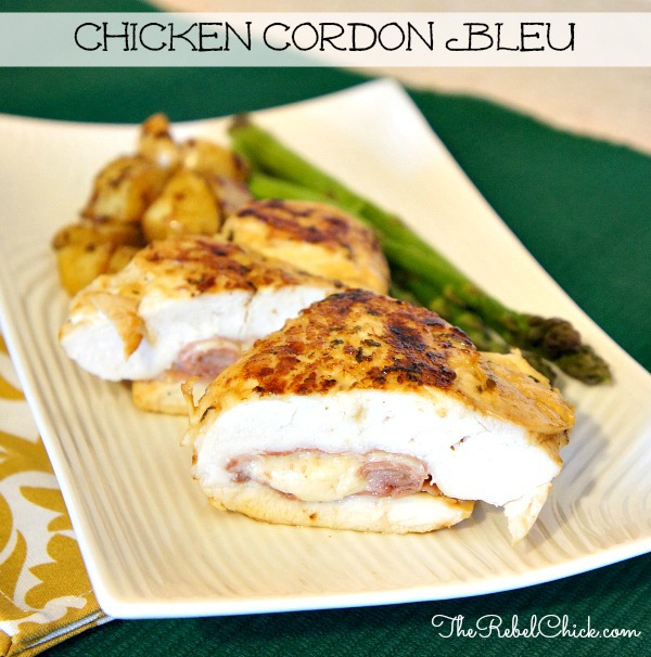 Easy Chicken Cordon Bleu #SauteExpress #shop #cbias