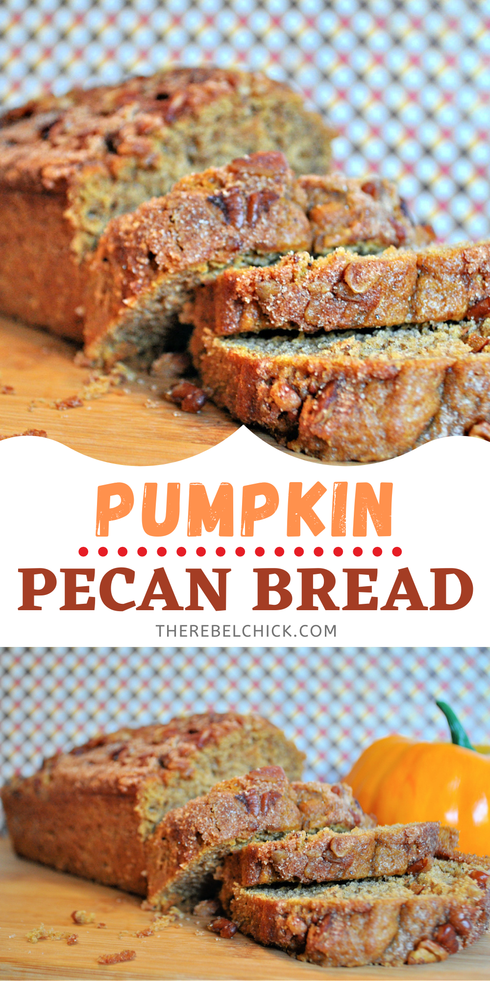 Pumpkin Pecan Bread Recipe
