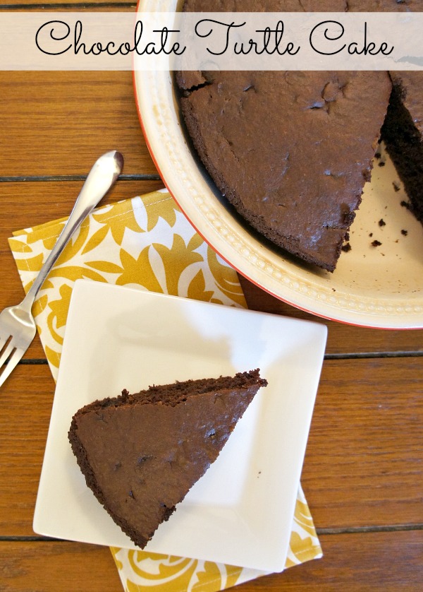 Chocolate Turtle Cake Recipe #PAMSmartTips