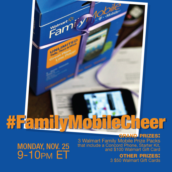 #FamilyMobileCheer-Twitter-Party-11-25