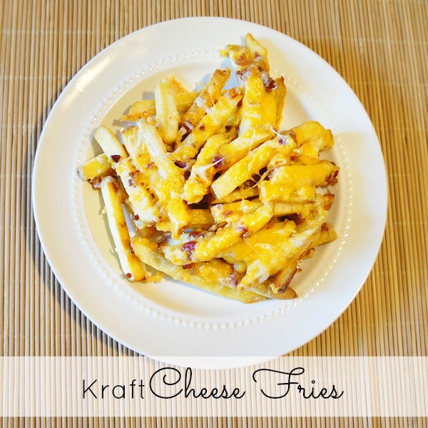 Extra Cheesy Cheese Fries #KraftHolidaySavings