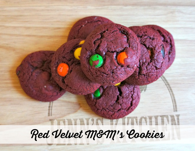 Red Velvet M&Ms Cookies Recipe