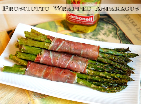 Prosciutto Wrapped Asparagus #DareToCarbonell