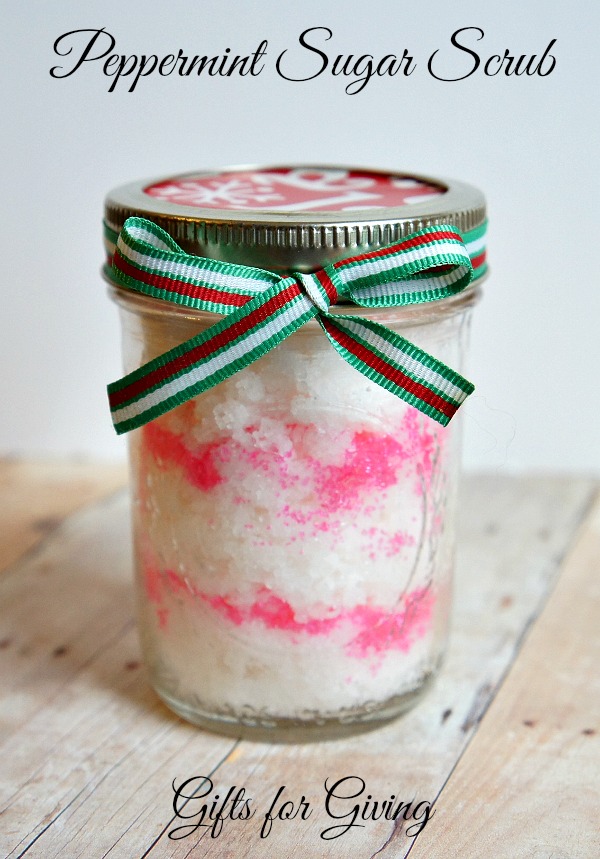 Gifts For Giving: Homemade Peppermint Sugar Scrub in a Jar