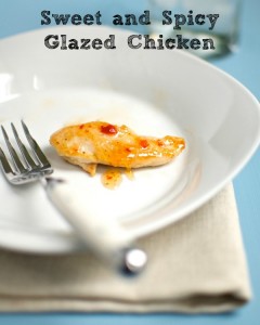 sweet and spicy glazed chicken