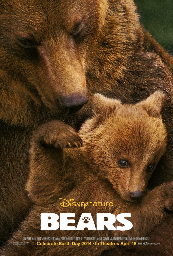 Disney Nature's Bears Movie Poster 2014