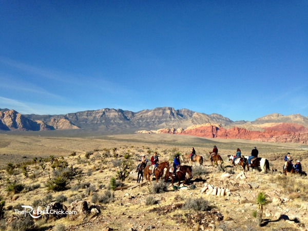 Horseback riding in Red Rock Canyon NV 2